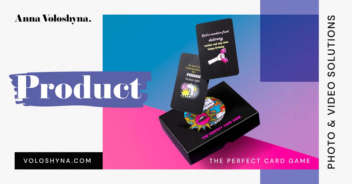 Tref Card Perfect Card Game | Product Photography | Anna Voloshyna